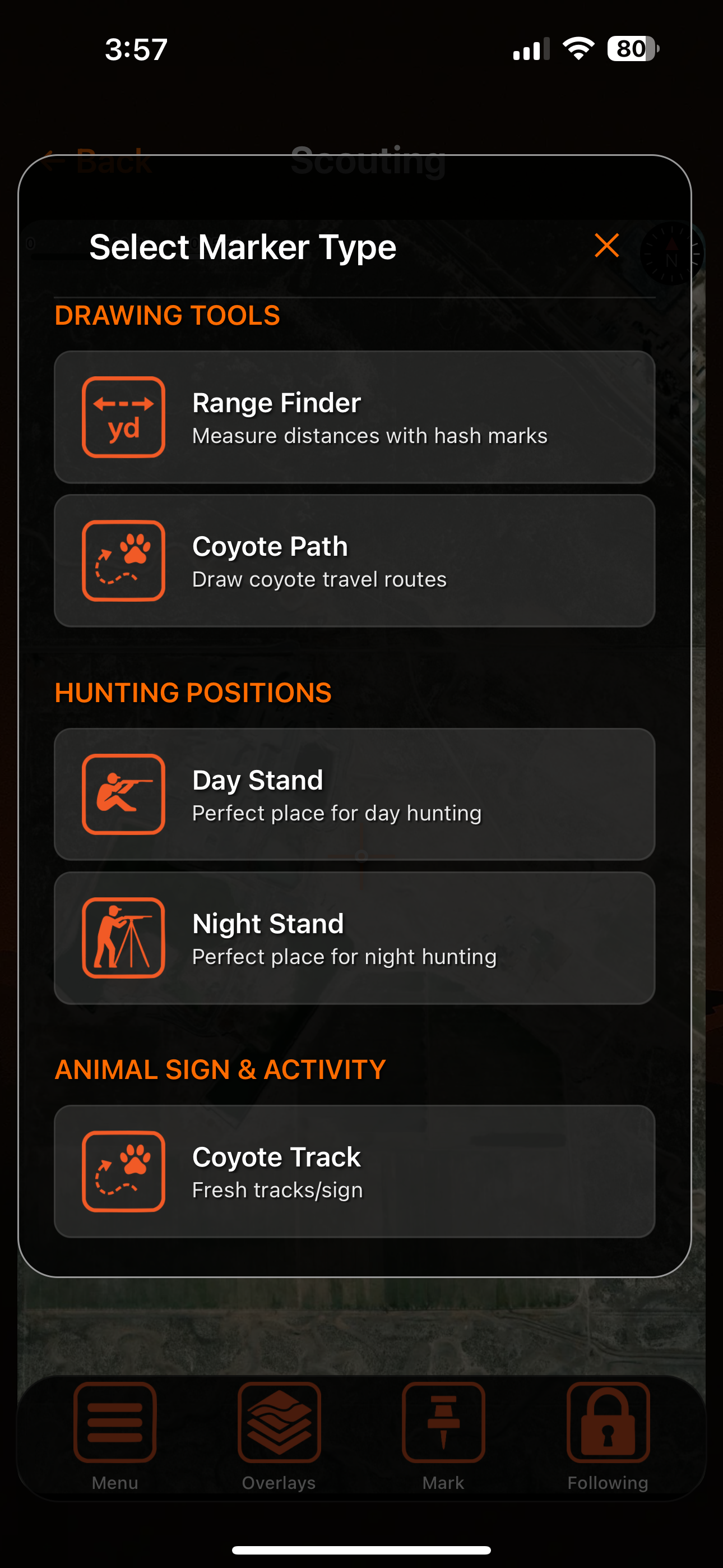 Interactive Scouting Map - Map Layers