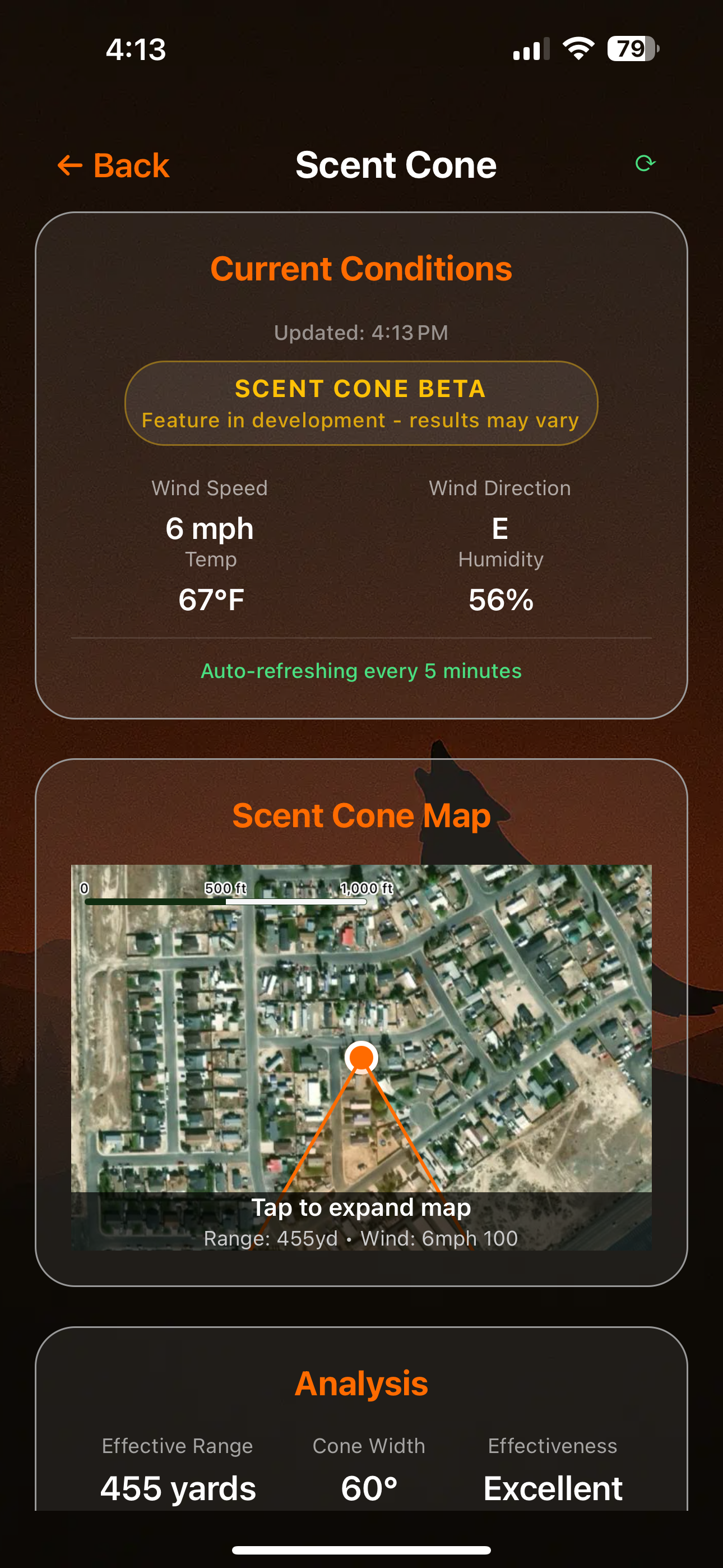 Scent Cone Analysis - Wind-based Scent Dispersion