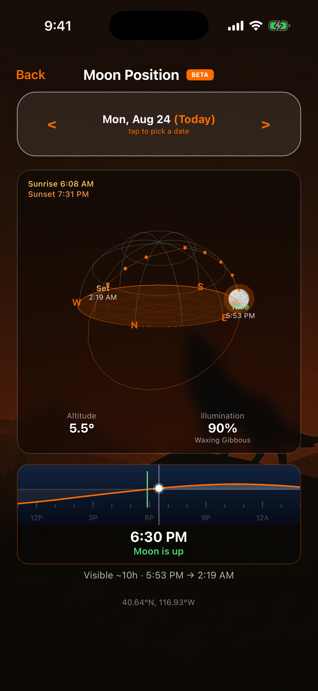Moon Position